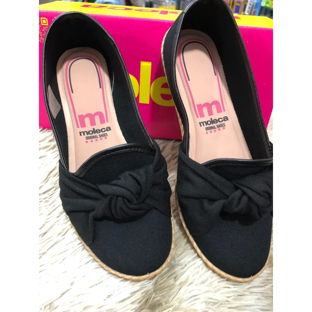 Confortável Alpargata Moleca Feminina Casual Sapatilha 34