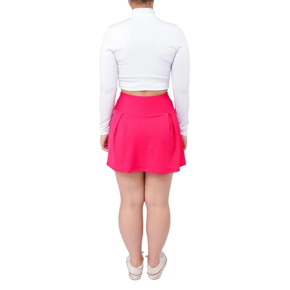 Saia Shorts Feminino Suplex Fitners para Academia e Caminhada GG/48-50