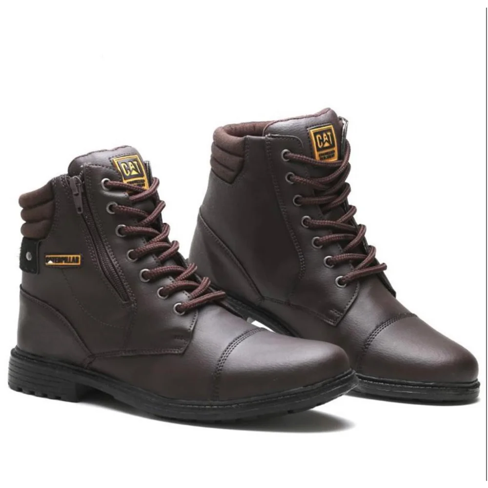 Promoção Bota Coturno Confort Caterpillar Masculina - Preço Baixo! Marrom