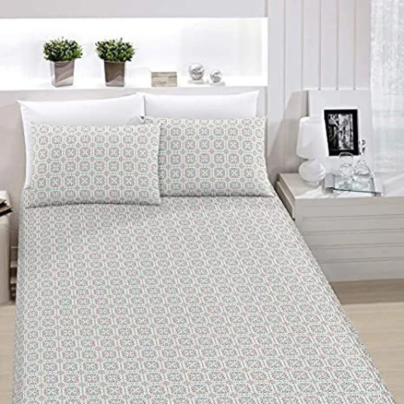 Lençol King 03 Peças Estampas Sortidas - Microfibra com Elástico Único