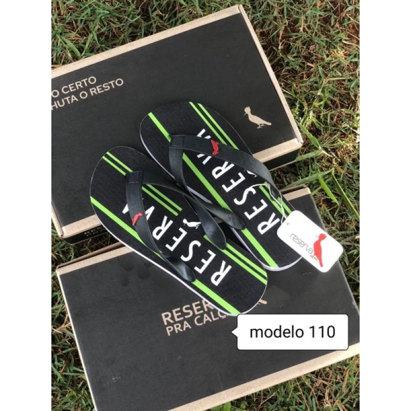 Promoção top: Chinelo masculino Reserve em oferta Modelo 03