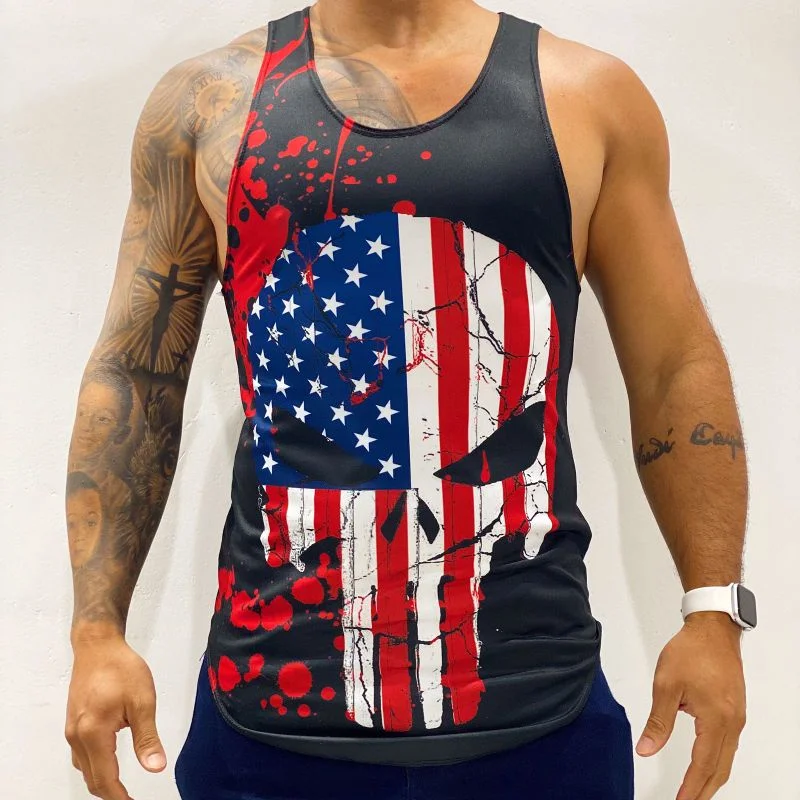 Promoção Lançamento: Camiseta Justa Longline Dry Fit Regata Cavada Preto