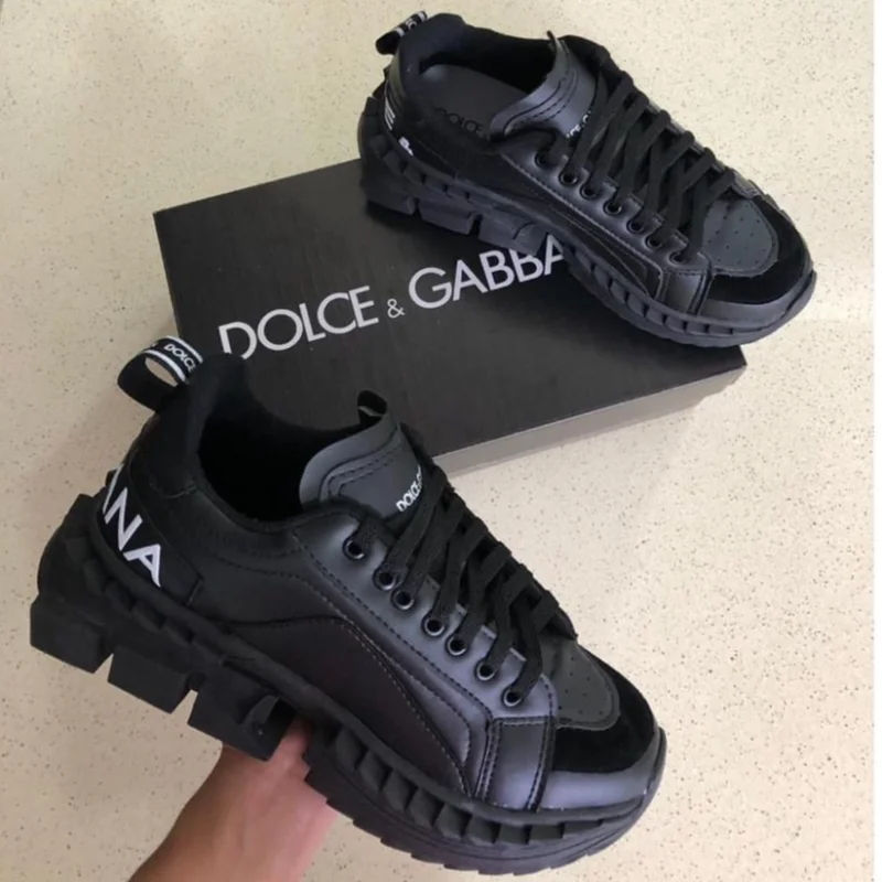 Lançamento Super King Tênis Dolce e Gabbana Preto e Branco DOLCEGABBANA/PRETO