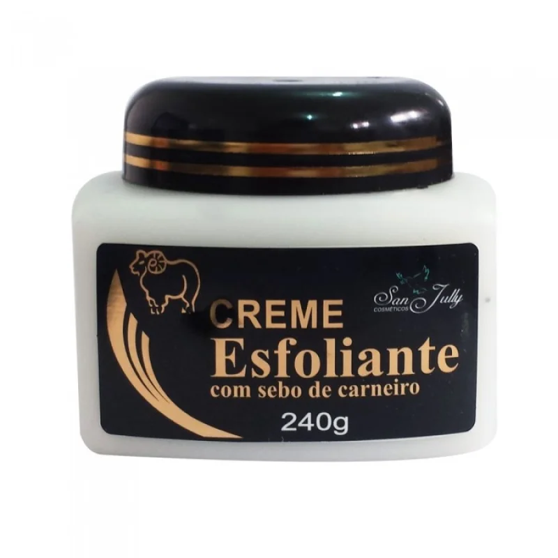 Envio Imediato Creme Esfoliante San Jully Sebo de Carneiro 240gr Único