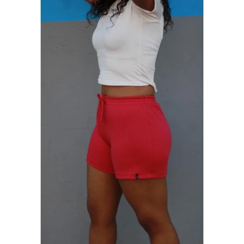 Super Leve Shorts Feminino Moletinho Confortável Caqui
