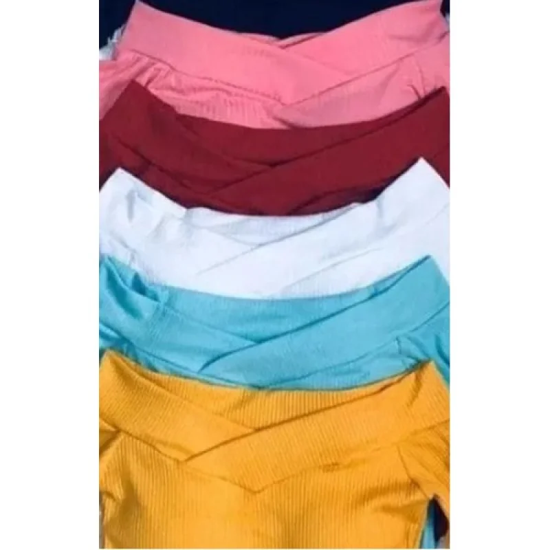 Promoção Blusa Feminina Manga Longa Ombro a Ombro Canelada Cinza