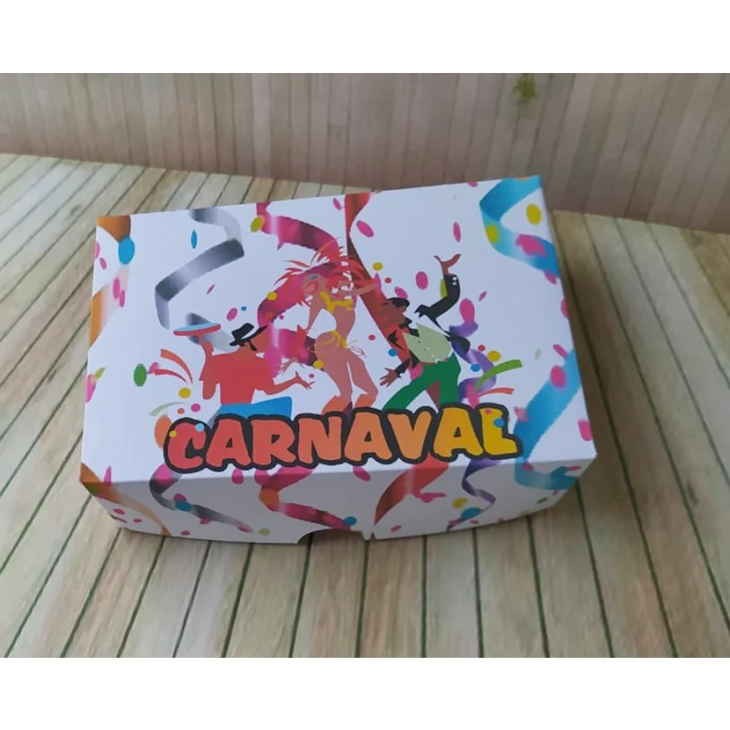 Festa Carnaval - Caixas Lembrança 10 Unidades Único