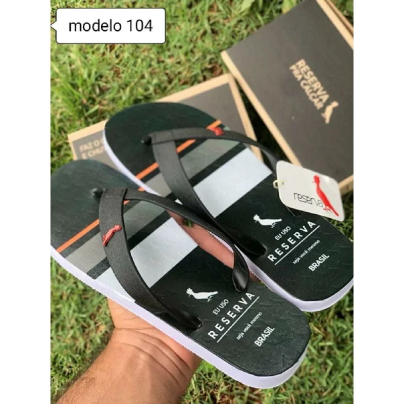 Promoção top: Chinelo masculino Reserve em oferta Modelo 03