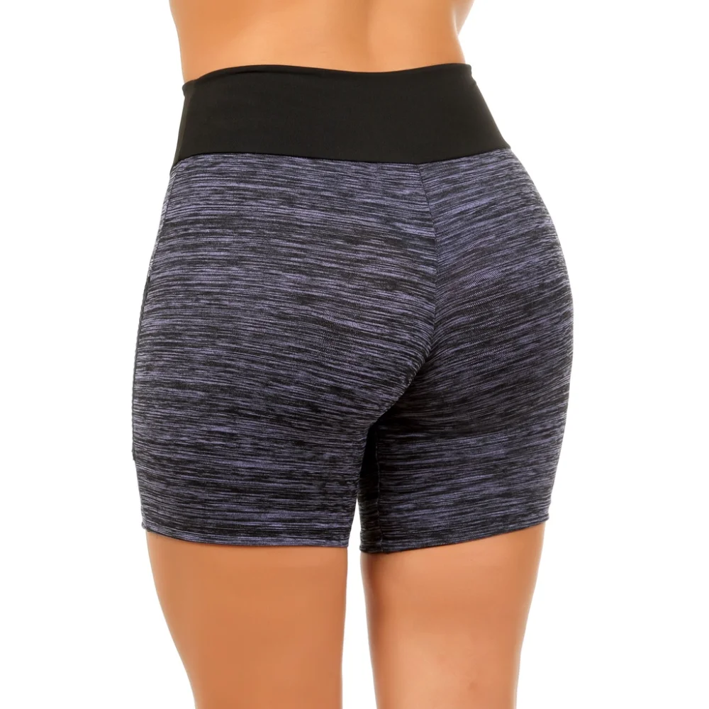 Bermuda Fitness 8742 com Detalhe em Tela - Academia, Treino, Moda Verde