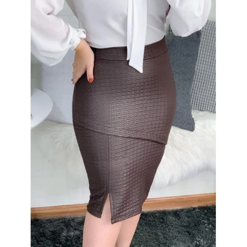 Lançamento Top Saia Midi Social Chique Cristã Secretária Escritório Rosa