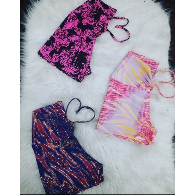 Cordão de tecido suplex Premium curto para academia Preto