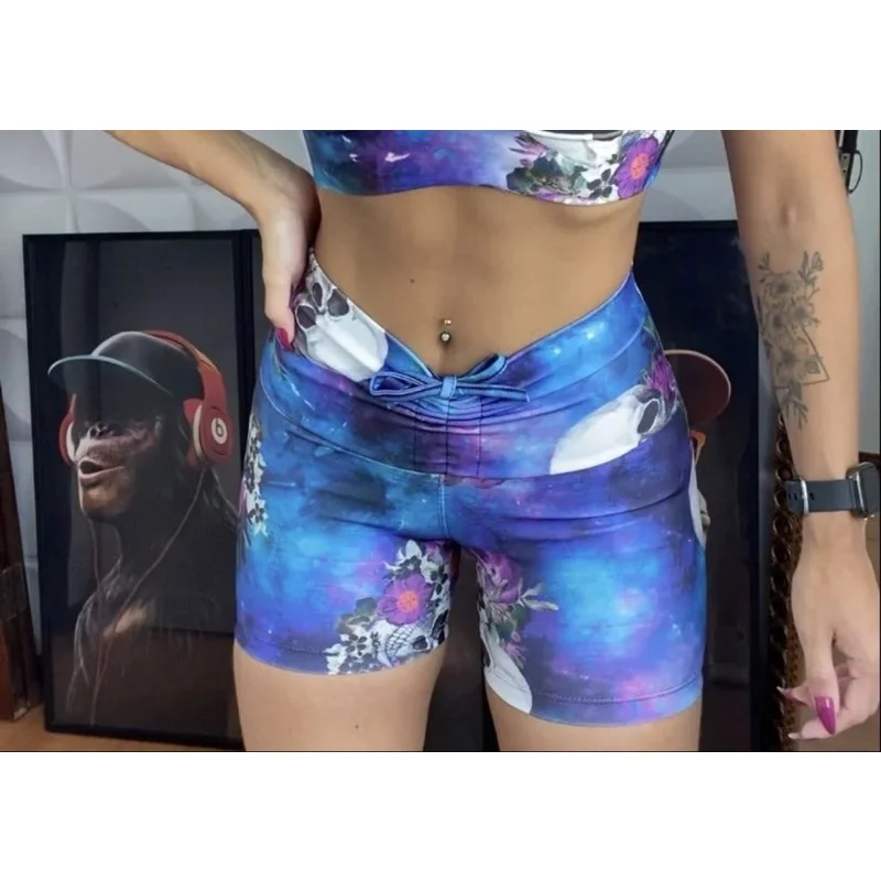 Cordão de tecido suplex Premium curto para academia Preto