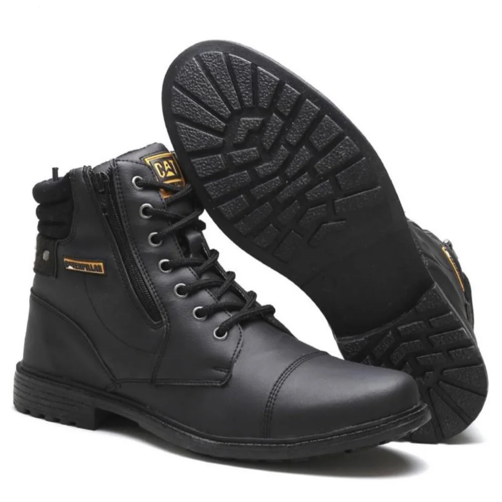 Promoção Bota Coturno Confort Caterpillar Masculina - Preço Baixo! Marrom