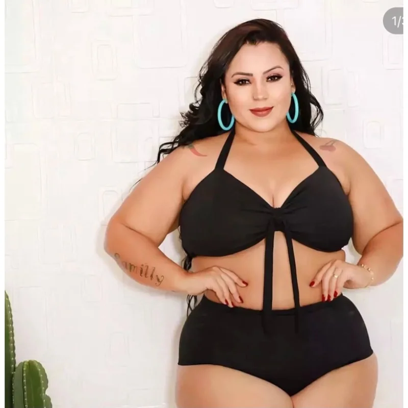 Biquíni estampado orquídea com shorts de cintura alta - Conjunto feminino de três peças 6 PINK