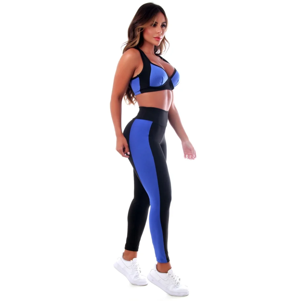 Conjunto Feminino Fitness Calça e Top para Academia A12 A12 - M - 38