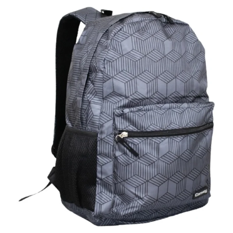 Envio Já! Mochila Geométrica Casual Convoy Impermeável para Trabalho e Universitário Amarelo