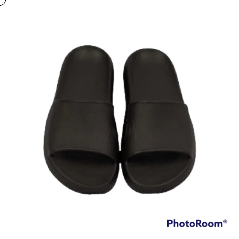 Confortável Chinelo Slide Preto Liso Masculino e Feminino Unissex Chinelo Preto