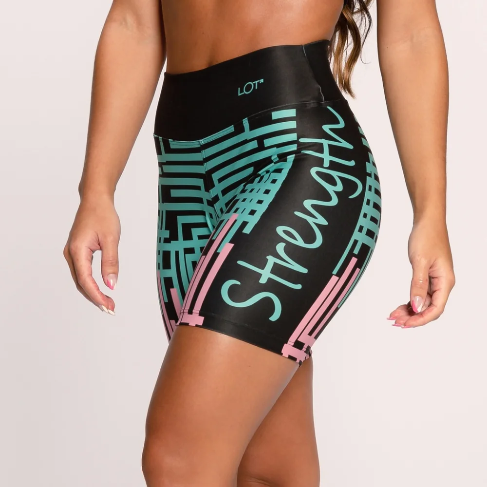 Bermuda Estampada Feminina Suplex Change Your Mindset Fitness Short GG
