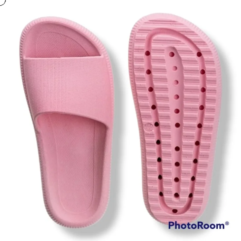 Confortável Chinelo Slide Preto Liso Masculino e Feminino Unissex Chinelo Preto