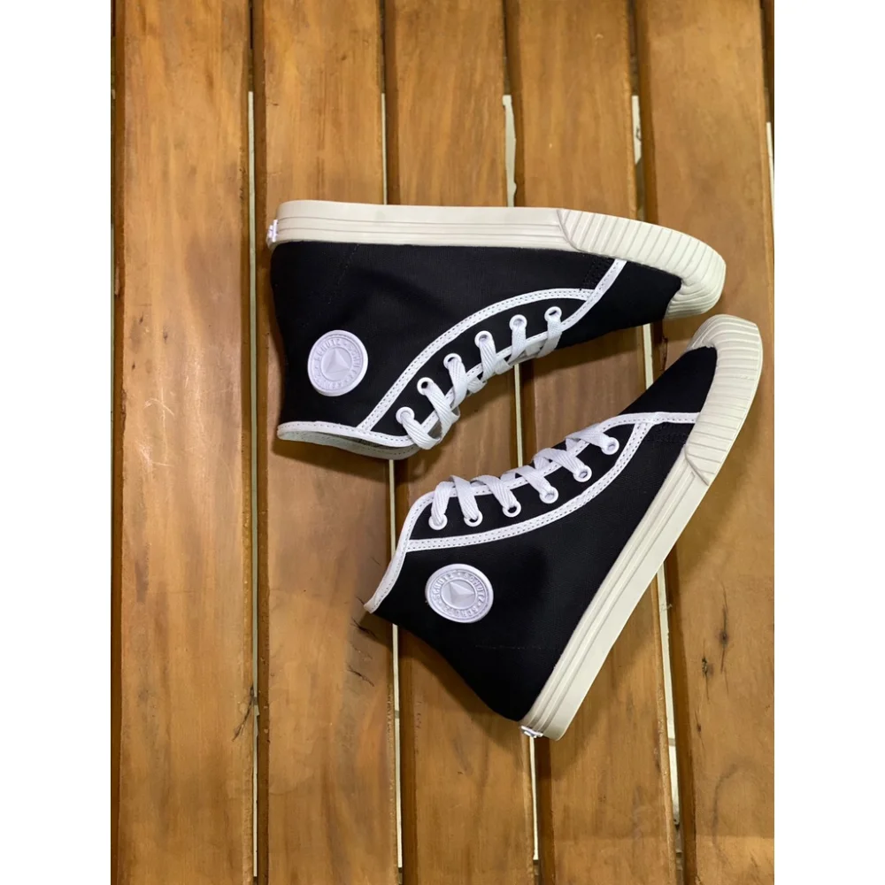 Cano Médio Tênis - Compre Online na Raryel Branco Emborrachado Amarelo