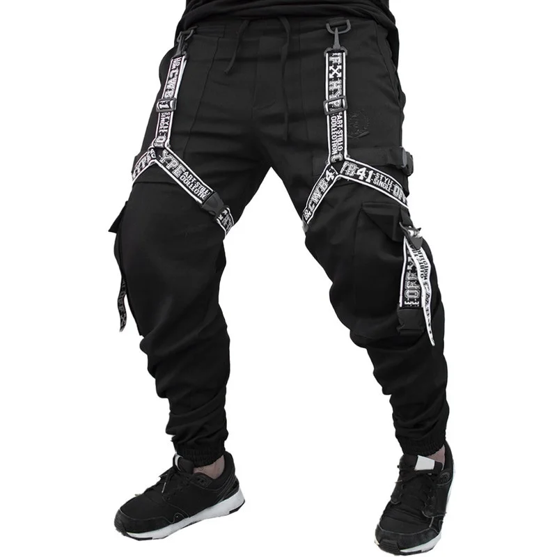 Calça Jogger Masculina BRANCA New Combat Tracks PRETA Preto