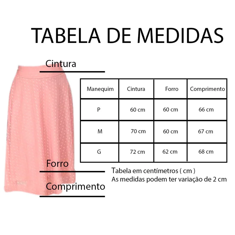 Saia lisa tule midi feminina evangélica Branco