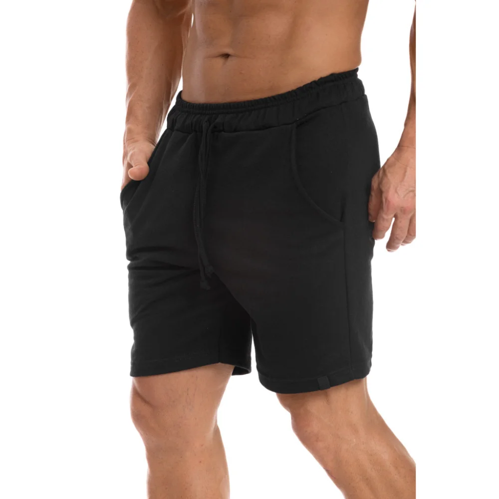 Bermudas Masculinas Moletom Kit 3 Peças Preto - Mescla - Chumbo