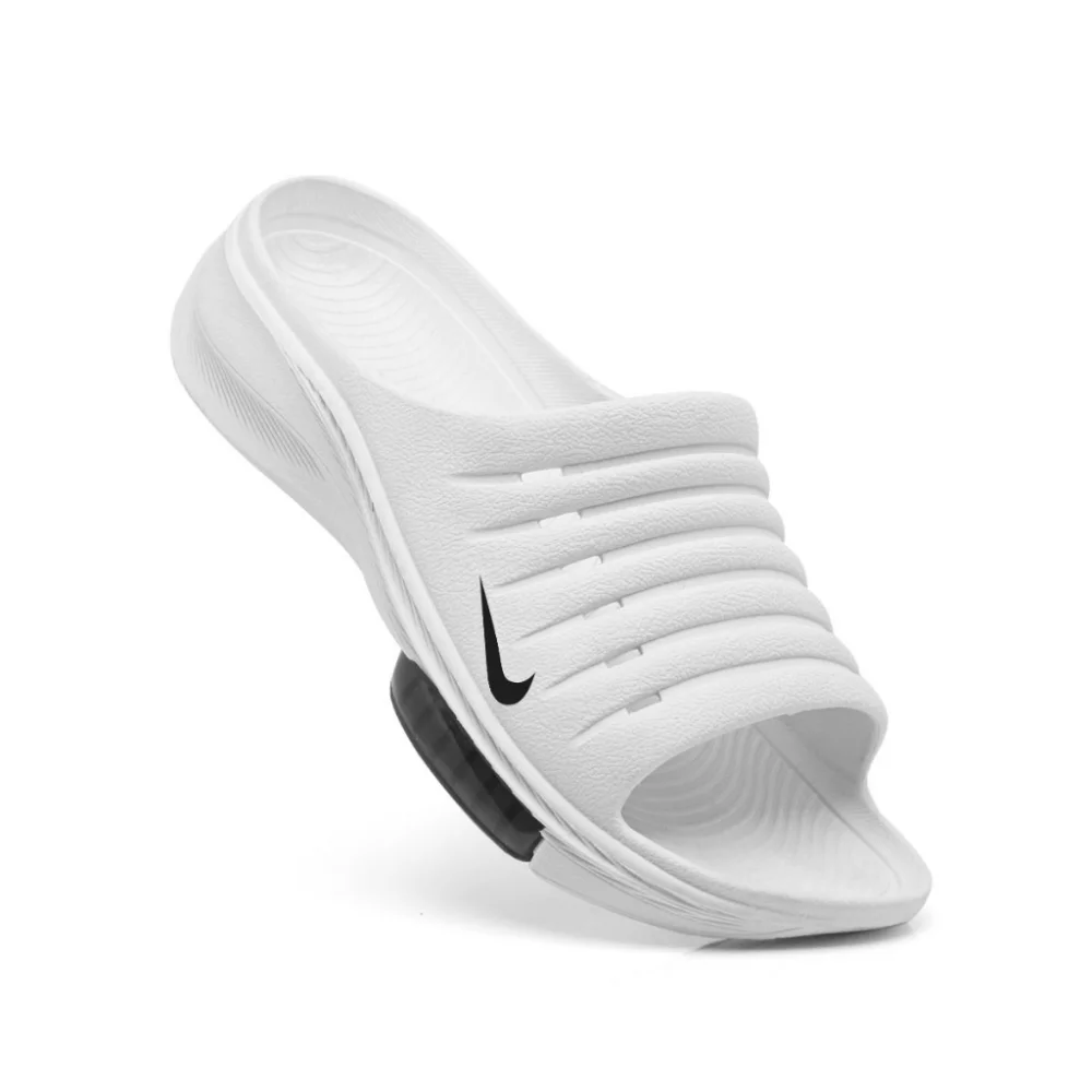 Confortável Chinelo Slide Vermelho Masculino - Macio e com Bolha Azul