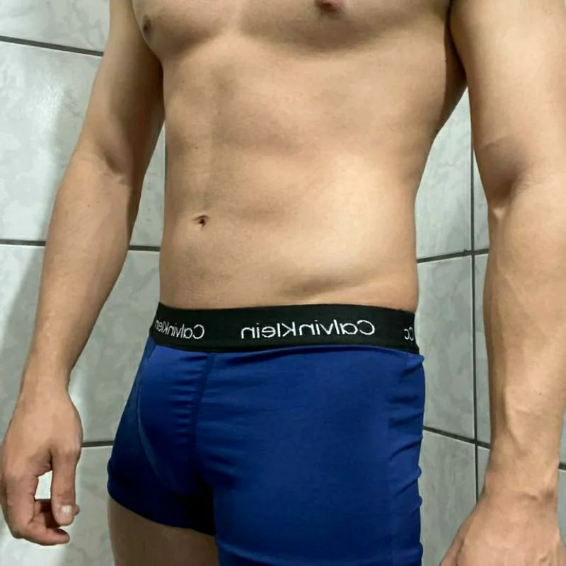 Cueca Boxer Microfibra Masculina - Kit com 4 unidades Coloridas