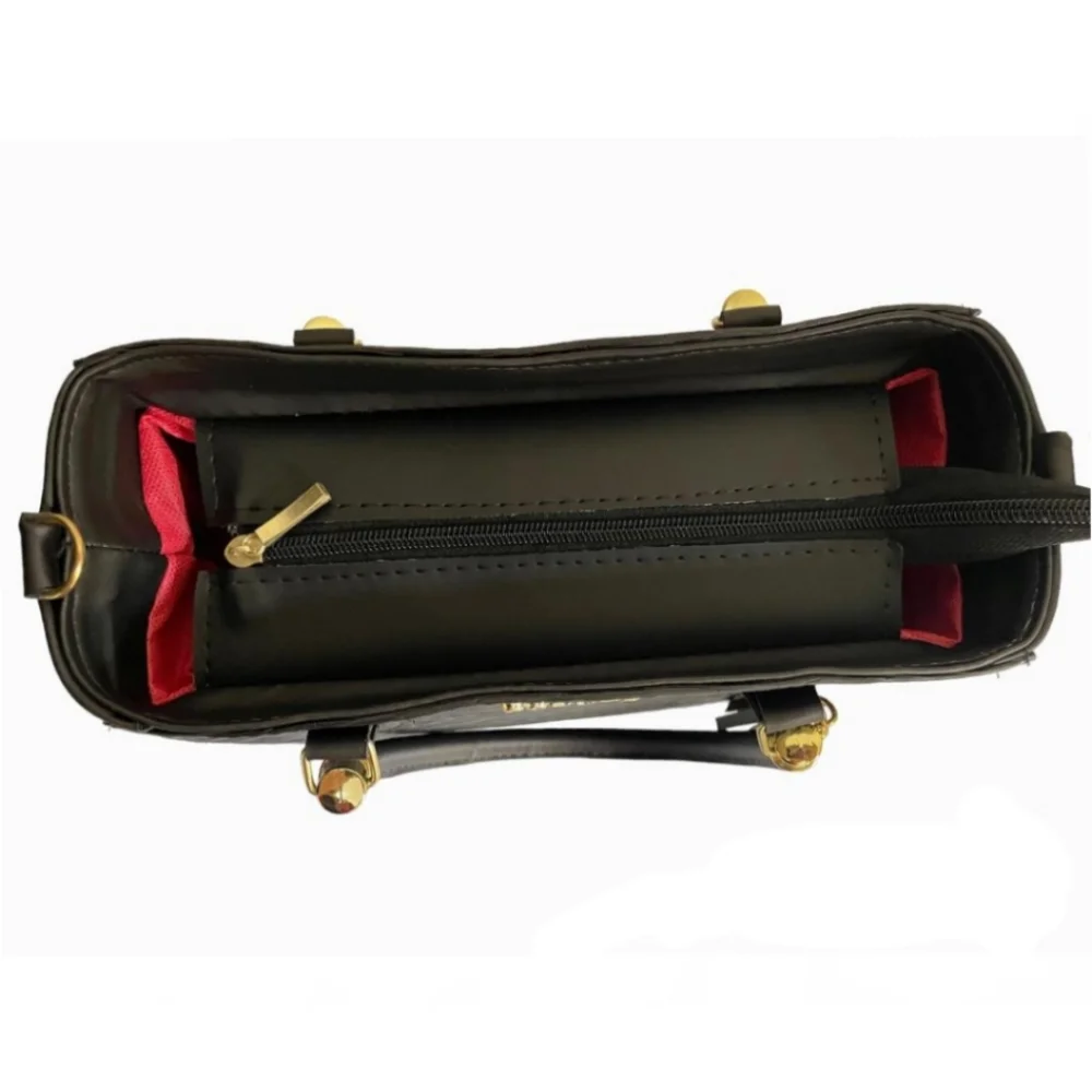 Lançamento Bolsa Feminina Média Alça Transversal Tira Colo Preto/branco