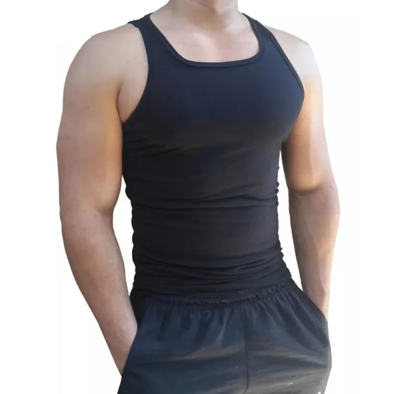 Gola Quadrada Griga/Americana Regata Masculina Preto