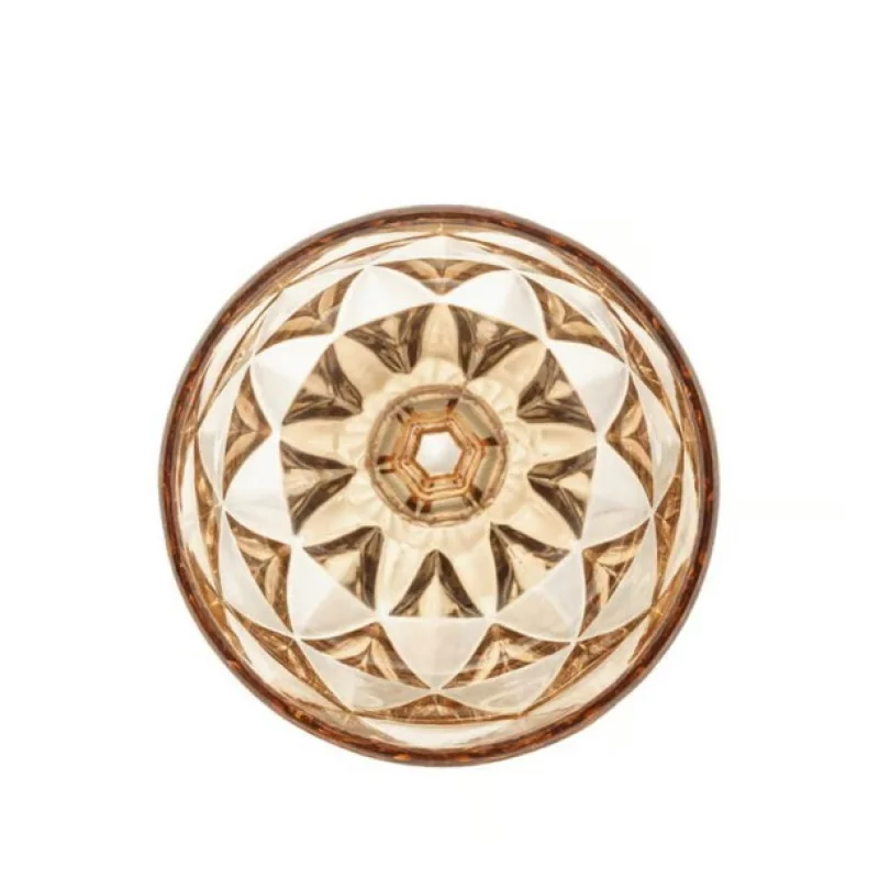 300ml Luster Ambar Diamond Taças 6 Jogo Único