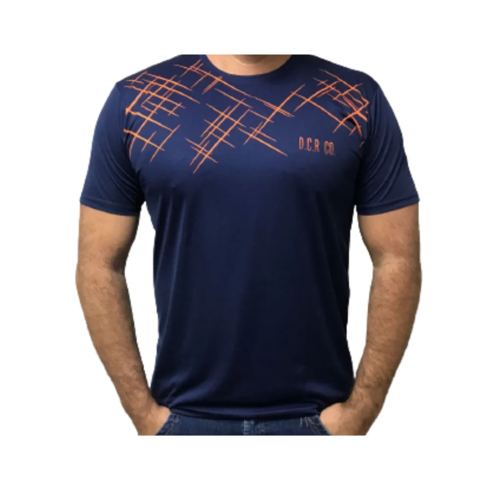 Fitness Camiseta Masculina Dry Fit Estampada Academia Amarelo Riscos