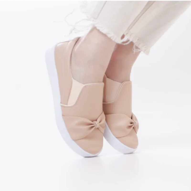 Sapatênis Slip On Feminino Nó Calce Fácil iate preto