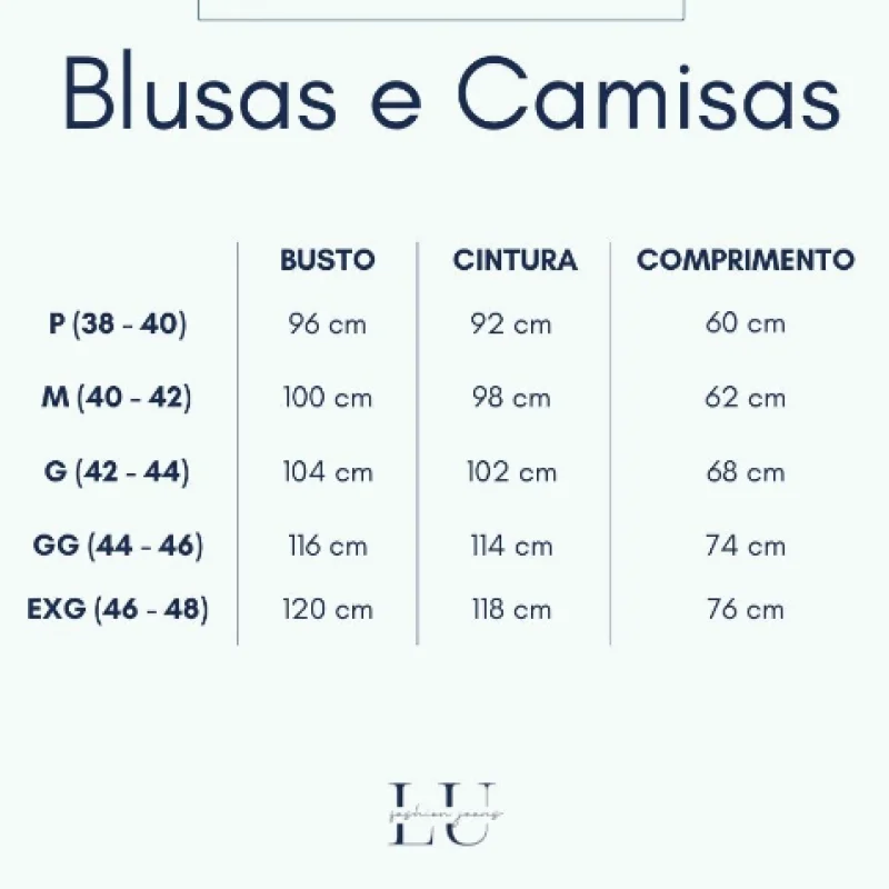Blusa manga curta feminina jeans gola V com bolso JEANS CLARO
