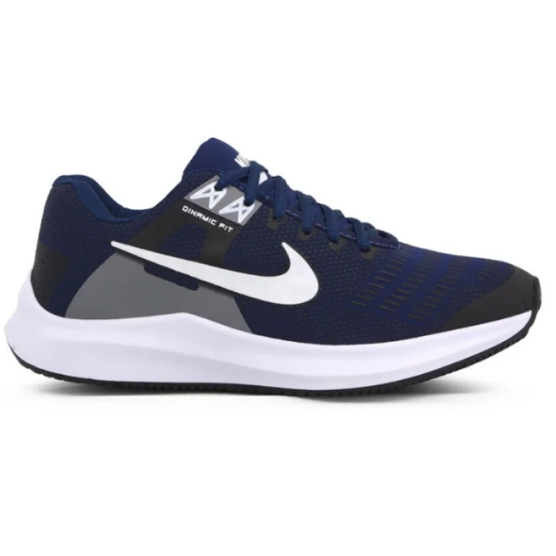 Tênis de corrida masculino e feminino em marinho Marinho/ branco