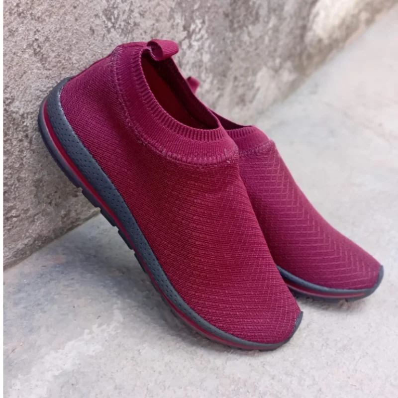 Atividades físicas feminino elástico slip on respirável grafite/tiedye