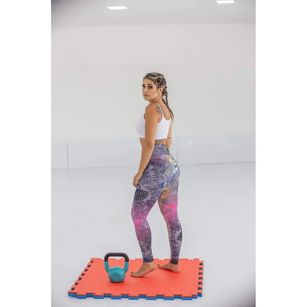 Suplex Atacado Calça Legging Feminina Estampada M
