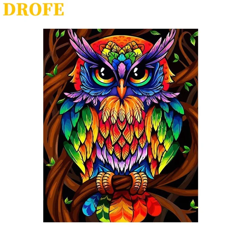 Pintura Animal por Números - Drofe (40X50 Cm) 1475