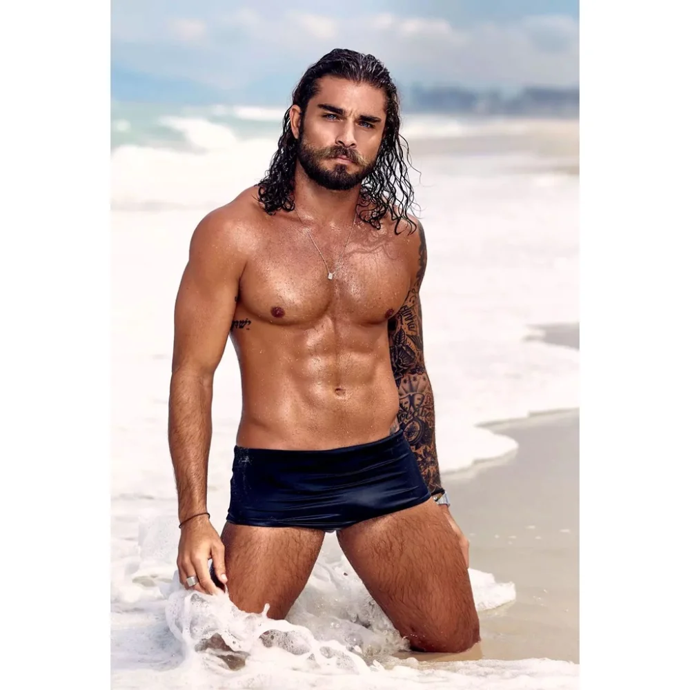 Envio Imediato - Sunga de Praia Preta Masculina Sunga Preta
