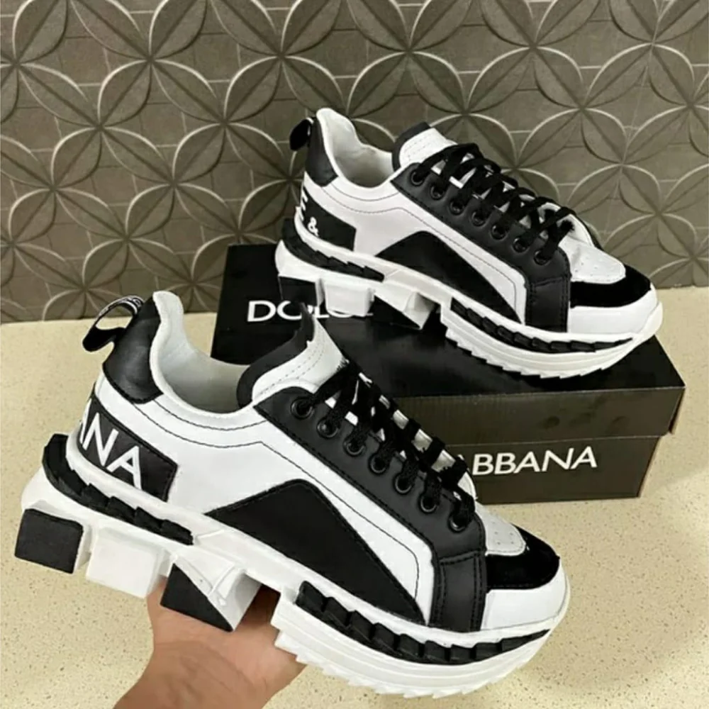 Lançamento Super King Tênis Dolce e Gabbana Preto e Branco DOLCEGABBANA/PRETO