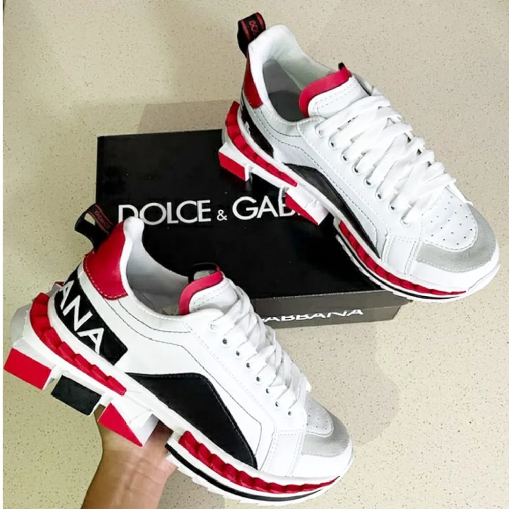 Lançamento Super King Tênis Dolce e Gabbana Preto e Branco DOLCEGABBANA/PRETO