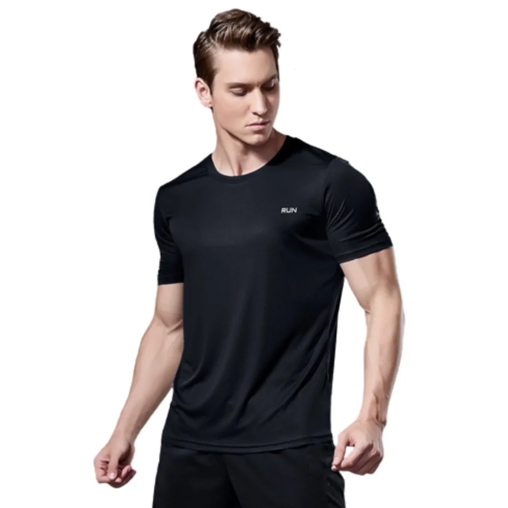 Blusa Masculina Manga Curta Proteção Uv 50+ Camiseta Esportiva Cinza
