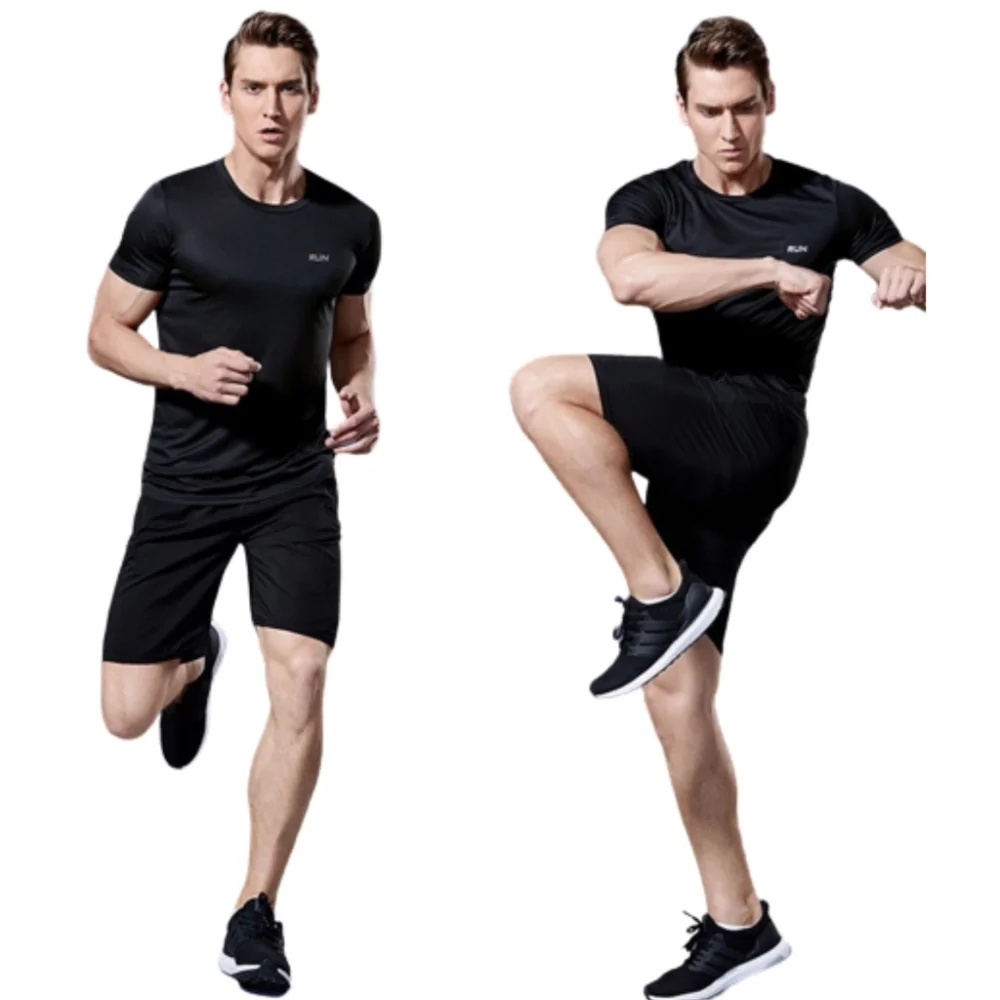 Blusa Masculina Manga Curta Proteção Uv 50+ Camiseta Esportiva Cinza