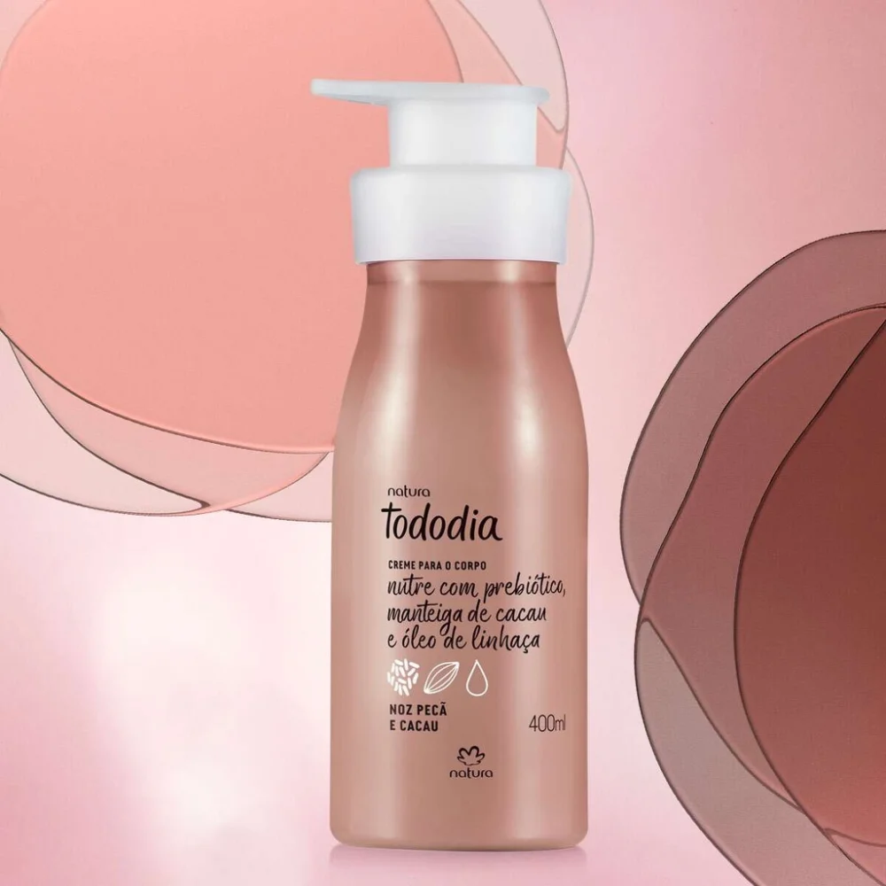 NATURA TODODIA CREME HIDRATANTE CORPORAL NOZ PECÃ E CACAU Único