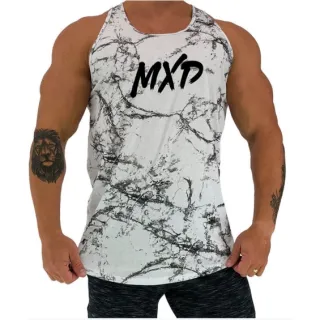 Camiseta Longline Masculina Mármore Light MXD