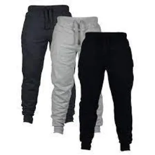 Confortável Calça Jogger de Moletom Pelúcido Masculino - P  - 36  /  38