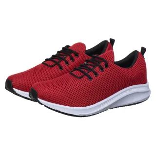 Qualidade e Conforto: Tênis Masculino Leve para Caminhada, Academia e Casual Esportivo - Vermelho