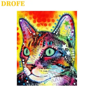 Pintura Animal por Números - Drofe (40X50 Cm) - 1475