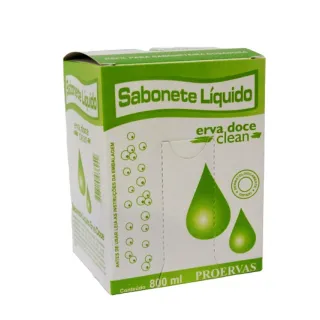 Refil Sabonete Líquido Proervas 800ml - Promoção! - Erva doce